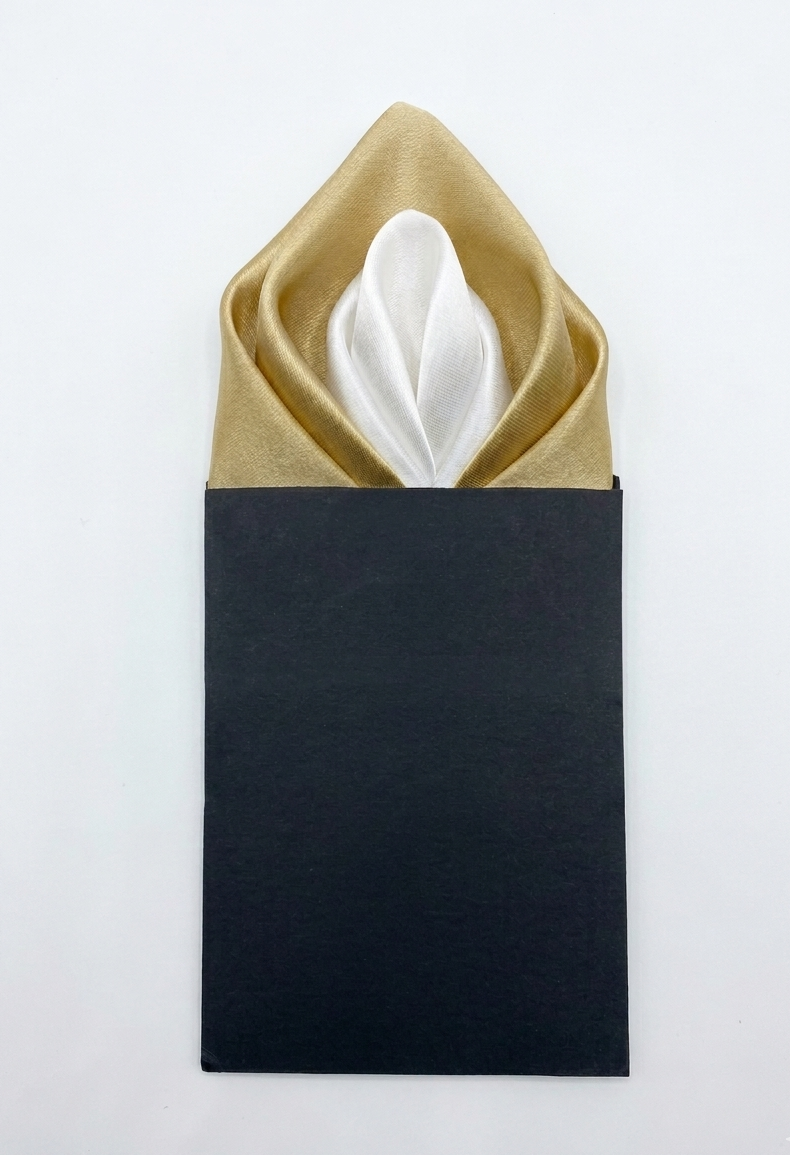 Luxury Multi-Color Pocket Square Set for Men - White House Collection