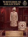 White House Collection: Premium Off-White Silk Sherwani with Geometric Embroidery & Bespoke Stitching