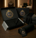 The Royal Midnight Black Men’s Shawl